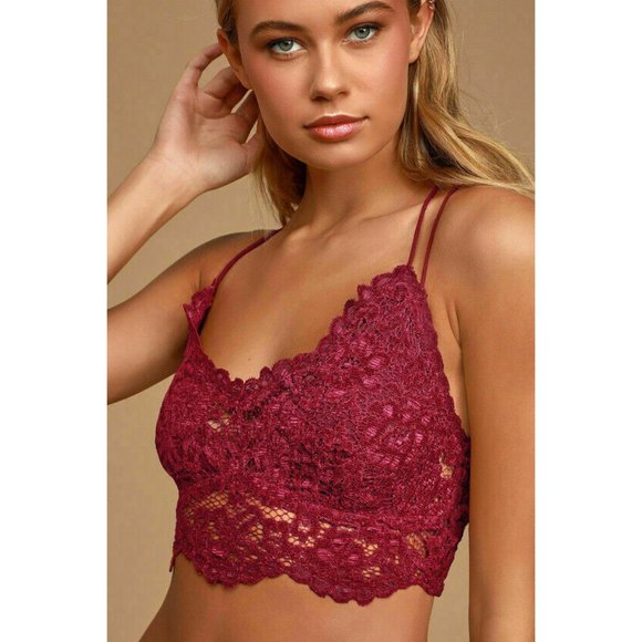 Free People Celine Lace Bralette XS - Picture 2 of 8